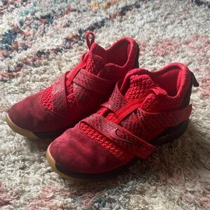 Nike Kids Red and Black Sneakers